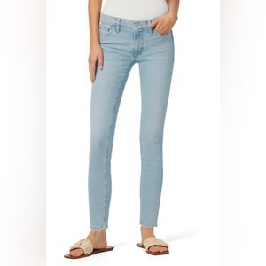 HUDSON Krista Stretch Cropped Super Skinny Low Rise Jeans Light Blue 25 00 USA
